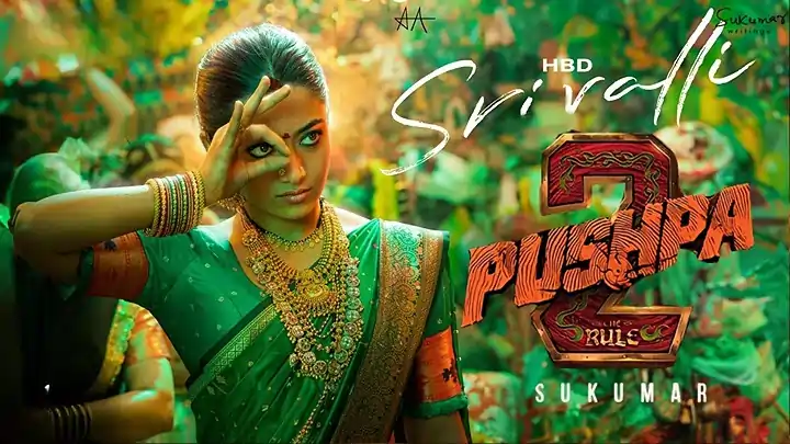 Pushpa: The Rule new poster shows birthday girl Rashmika Mandanna's Srivalli decked in gold and silks